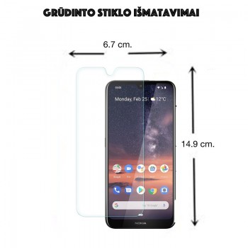 Apsauginis stikliukas telefonui (NOKIA 3.2) Apsauginis stikliukas telefonui (NOKIA 3.2)